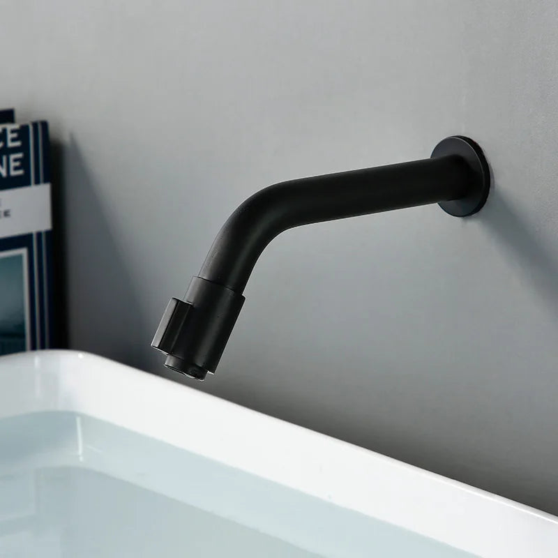 Modern Matte Black Wall Faucet - for Luxury Bathroom & Kitchen Kalsten