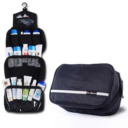 BowLift | Travelior MaxPack Large Waterproof Toiletry Bag for Men & Women | Travel Cosmetic Bag | Sturdy Design & Plenty of Storage