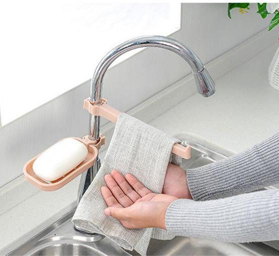 Sink Clip - Towel Rack & Soap Dish Attachment | Kalsten