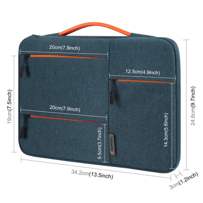 BowLift | HAWEEL 33.0 cm Sleeve Case Zipper Briefcase Laptop Bag for Macbook, Samsung, Lenovo Thinkpad, Sony, DELL Alienware, CHUWI, ASUS, HP, 13 inch - 13.5 inch Laptops (Navy Blue)