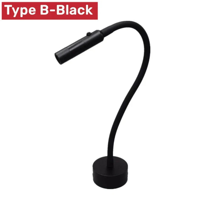 Kalsten | Modern Flexible LED Reading Wall Lamp with Switch for Bedroom and Study - 1W/3W