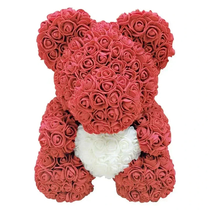 Kalsten | Rose Teddy Bear with Handmade Foam Roses – 40cm