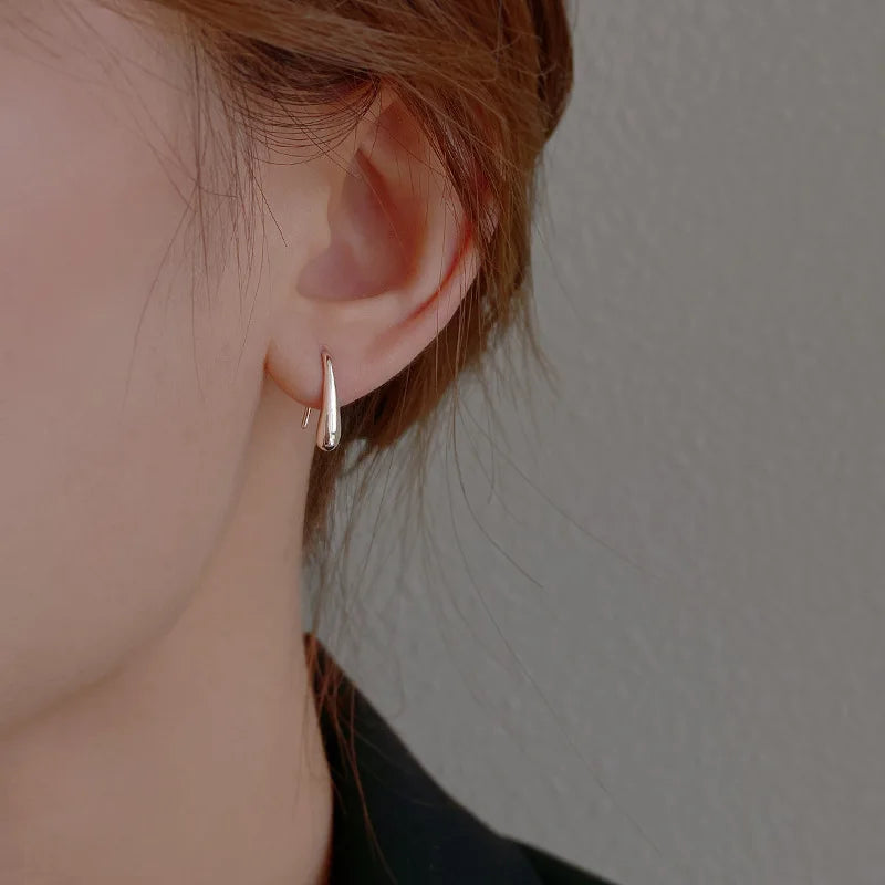 Kalsten | S925 Dainty Droplet Hook Earrings