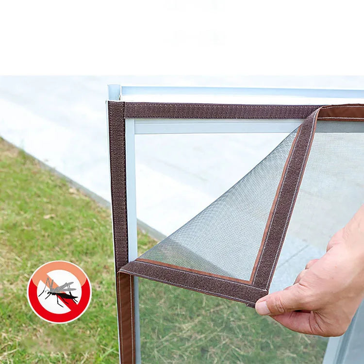 Adjustable invisible washable window net against mosquitoes | Brehn