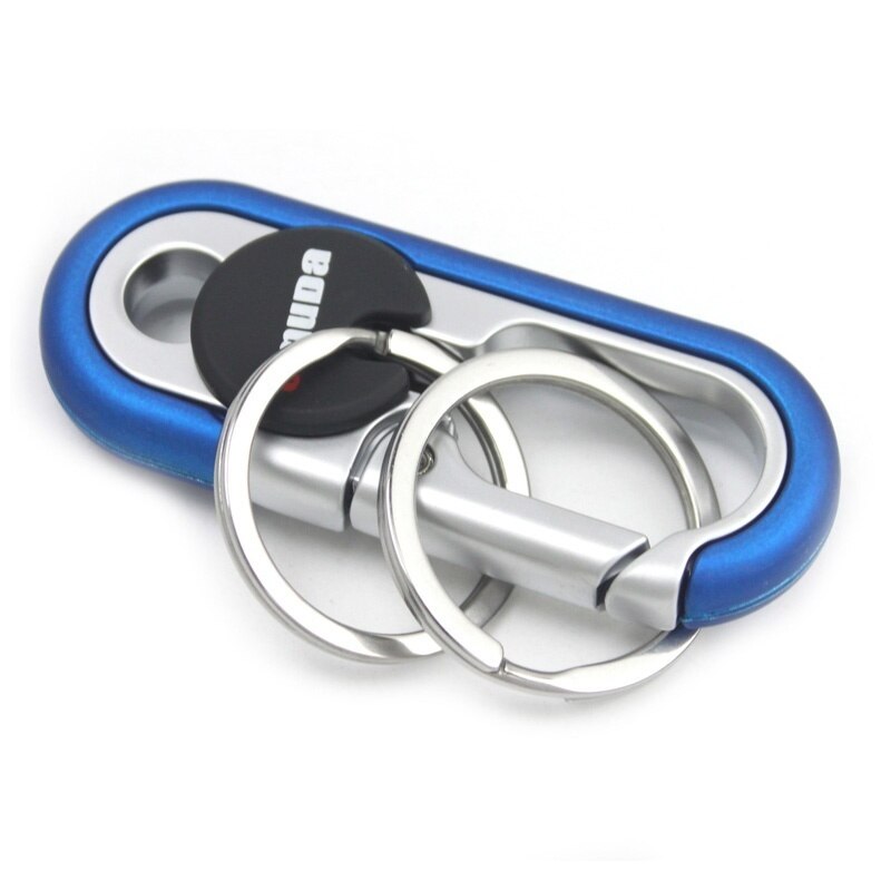 Kalsten | Steel Secure Double Ring Hook Keychain