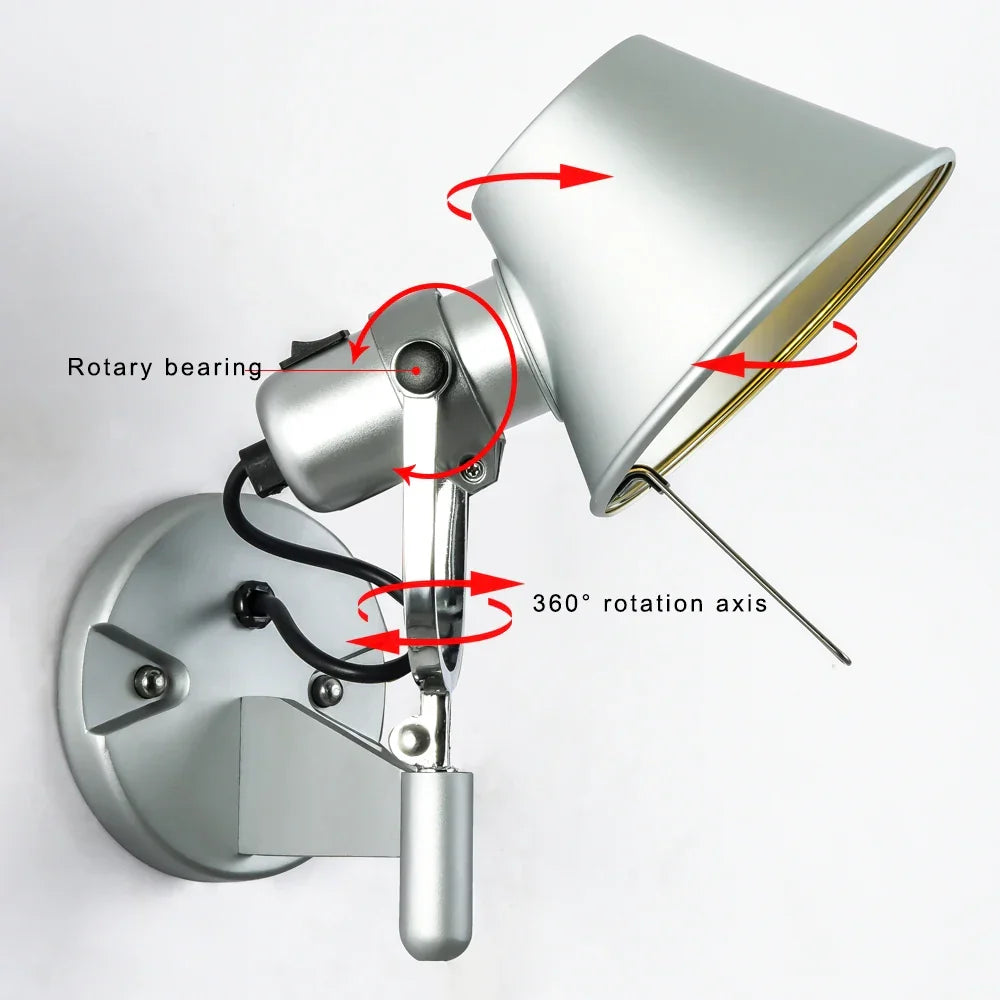Nordic Modern LED Wall Lamp – Contemporary Bedroom and Corridor Sconce Light, Up & Down Aluminum Design, 220V AC | Kalsten