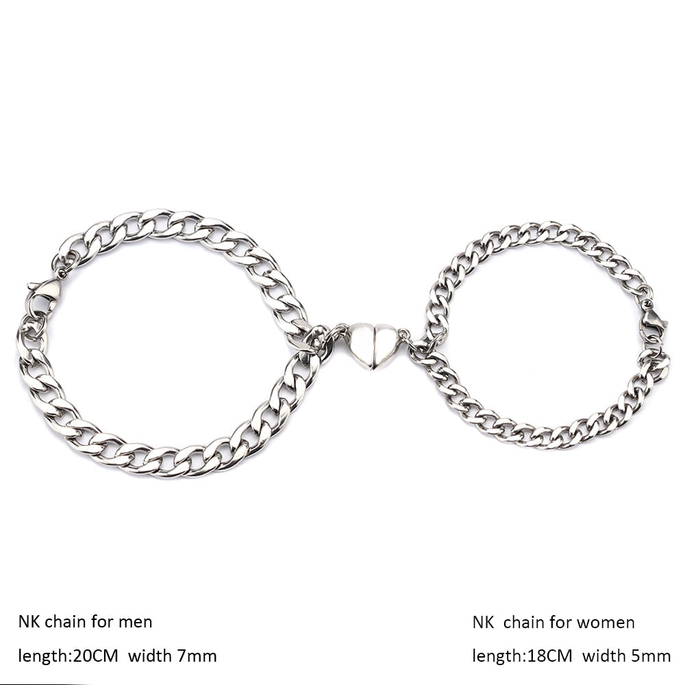 Kalsten | Heart-Shaped Magnet Couples Bracelet