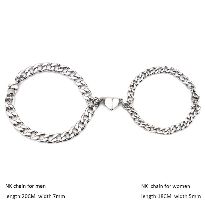 Kalsten | Heart-Shaped Magnet Couples Bracelet