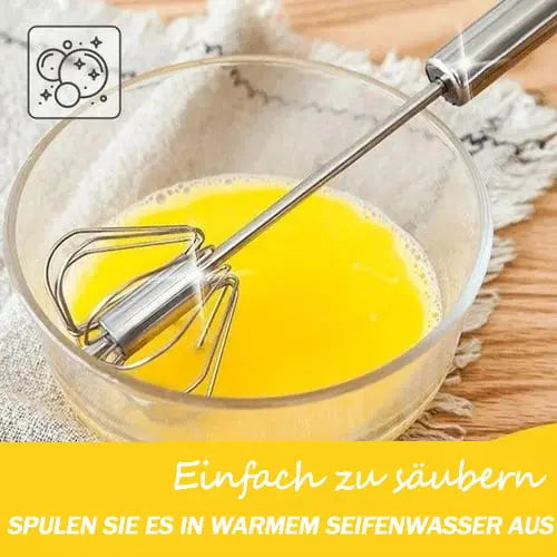 BowLift | Semi-automatic stainless steel whisk – Fast, robust & without electricity