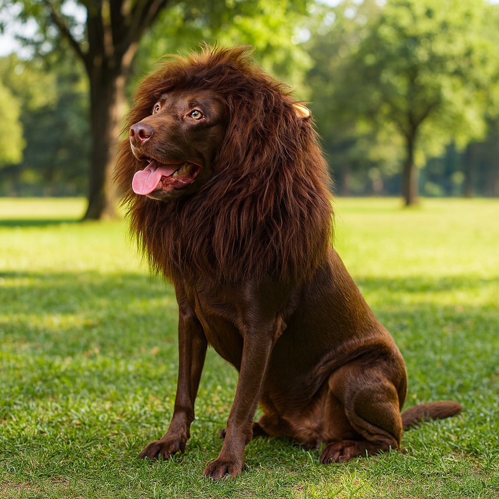 Kalsten | Halloween Dog Costume Lion Mane Wig