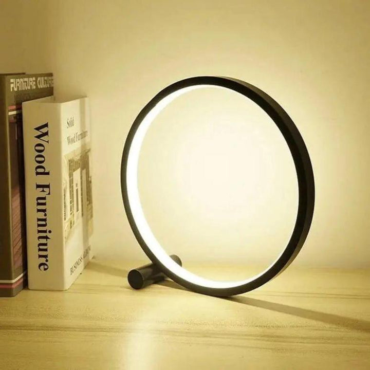 Dimmable LED Touch Round Table Lamp for Creative Spaces | Kalsten