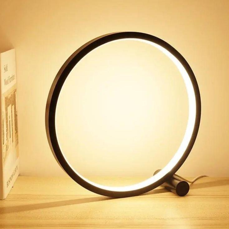Dimmable LED Touch Round Table Lamp for Creative Spaces | Kalsten