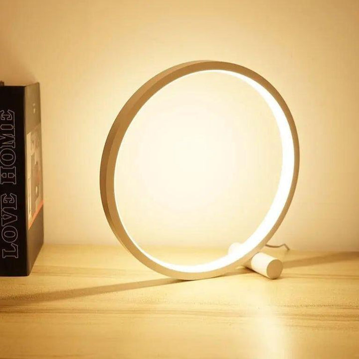 Dimmable LED Touch Round Table Lamp for Creative Spaces | Kalsten