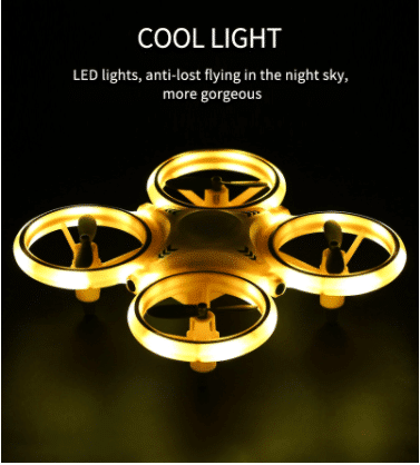 Drone-Hand-Quadcopter (with LED light and cool loop function) | Kalsten
