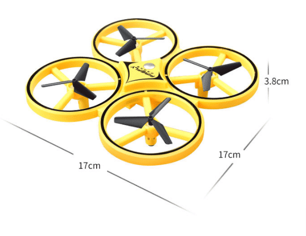 Drone-Hand-Quadcopter (with LED light and cool loop function) | Kalsten