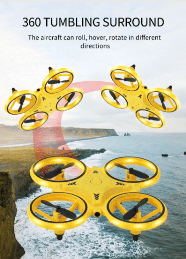 Drone-Hand-Quadcopter (with LED light and cool loop function) | Kalsten