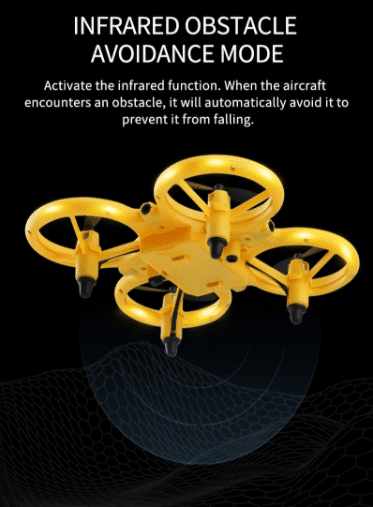 Drone-Hand-Quadcopter (with LED light and cool loop function) | Kalsten
