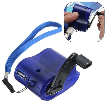 BowLift | Portable Hand Crank Emergency Charger with USB & LED