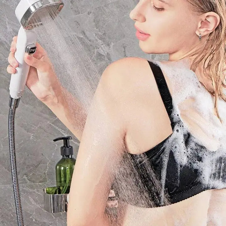 Kalsten | Handheld shower with 4 spray modes & stop button – High pressure