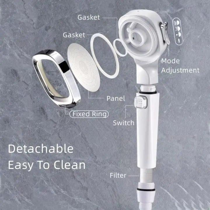 Kalsten | Handheld shower with 4 spray modes & stop button – High pressure