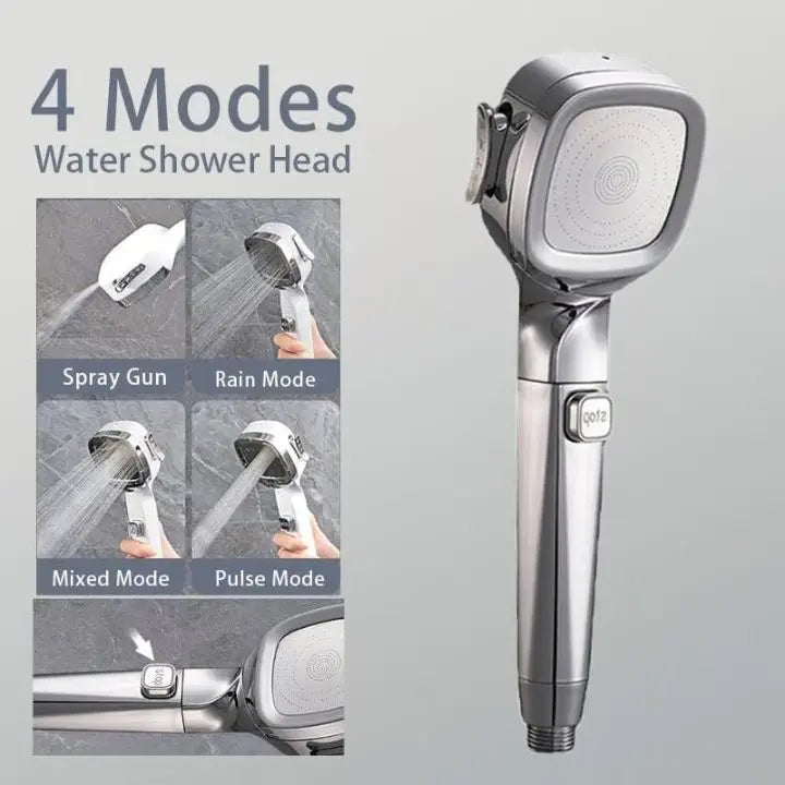 Kalsten | Handheld shower with 4 spray modes & stop button – High pressure