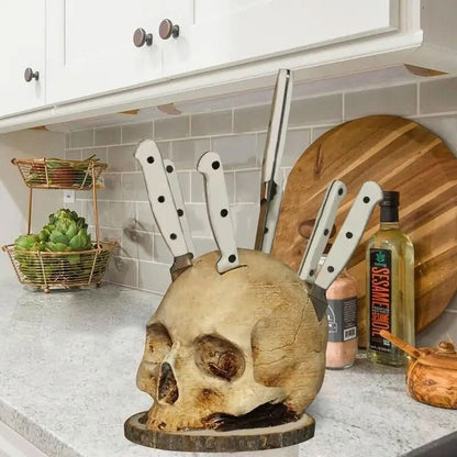 Skanto | Handmade Skull Knife Holder