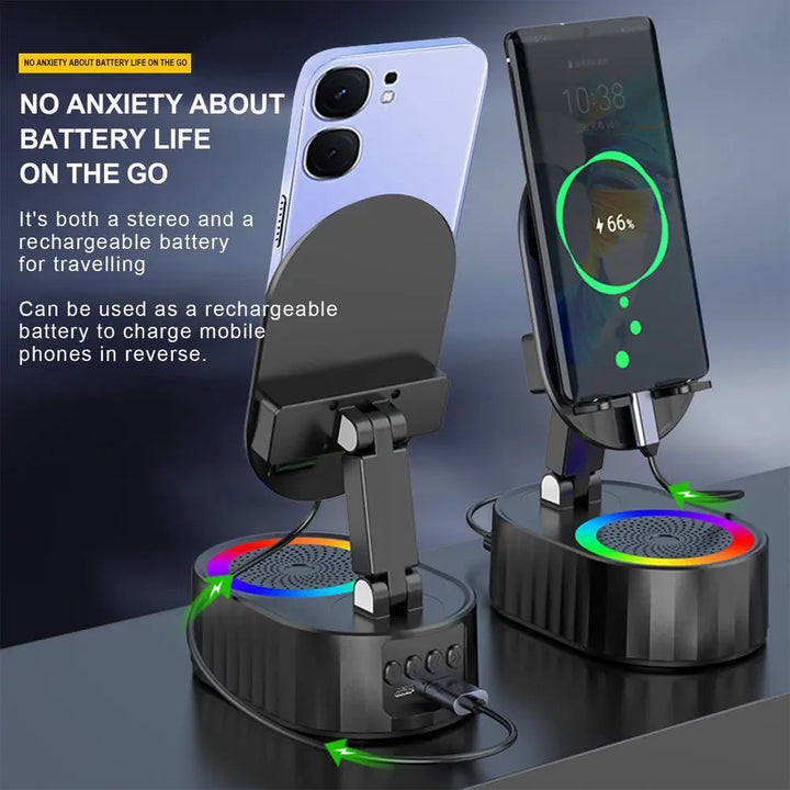 Kalsten | Handy Stand with Induction Speaker & Power Bank