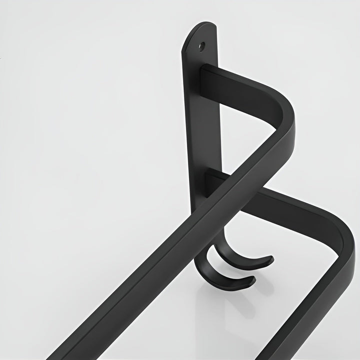 Wall-Mounted 3-Tier Towel Rack – No Drill