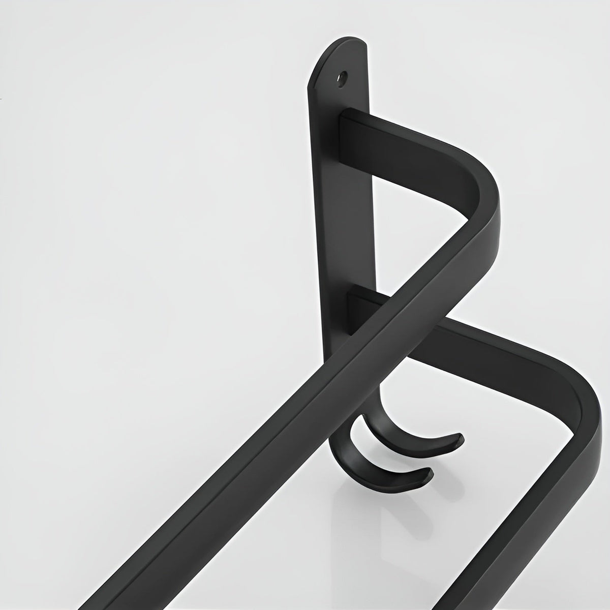 BowLift | HangEase 3-Layer Wall-Mounted Towel Holder – Aluminum Space-Saving Design