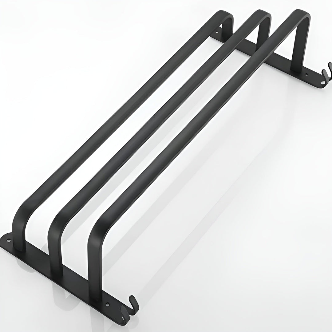 Wall-Mounted 3-Tier Towel Rack – No Drill