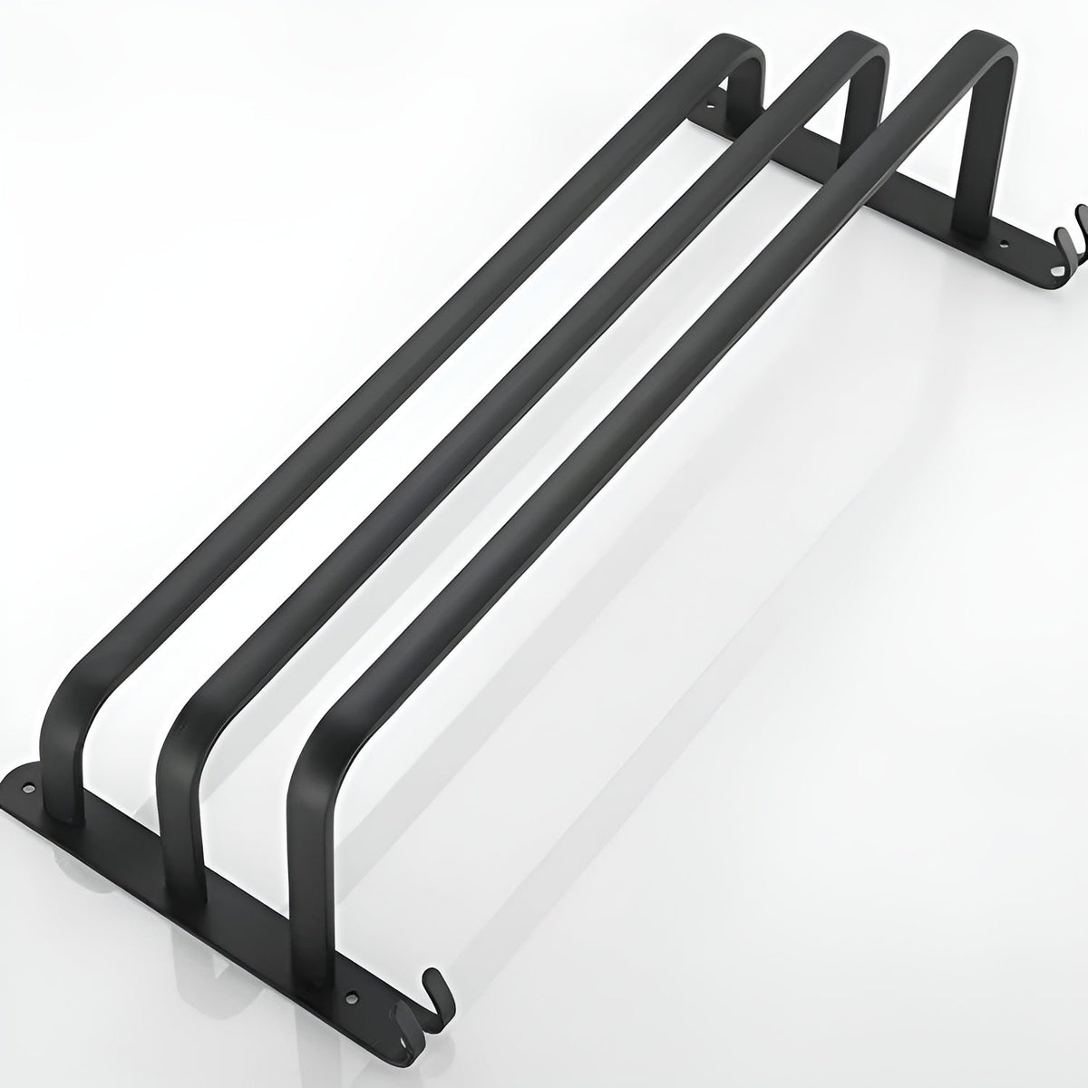 HangEase 3-tier wall-mounted towel rack – Aluminium space-saving design