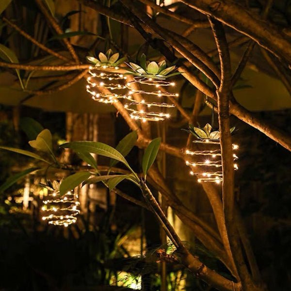 Kalsten | Pineapple-Shaped Solar Lamp - SolarPine