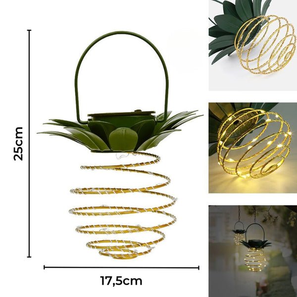 Kalsten | Pineapple-Shaped Solar Lamp - SolarPine