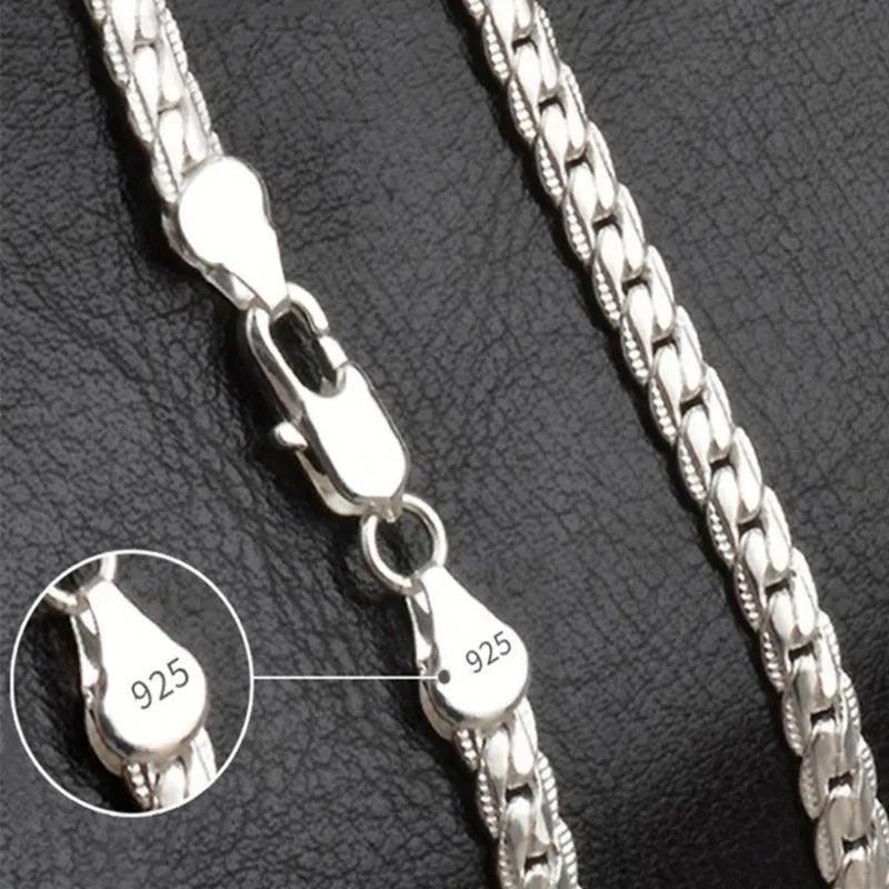 Kalsten | Silver Lucky Necklace – 925 Sterling Silver Necklace for Timeless Elegance