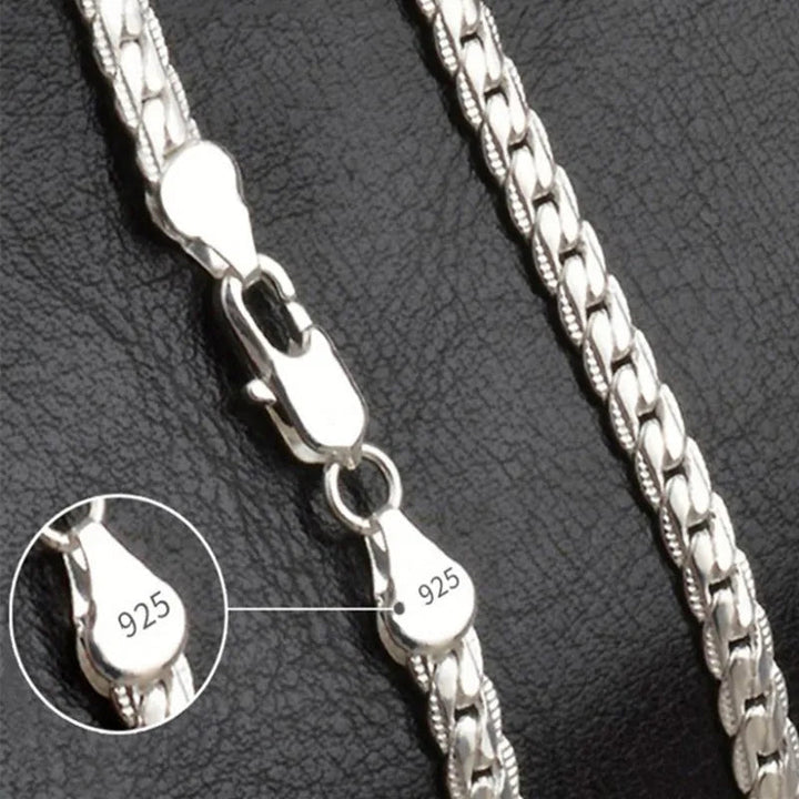Kalsten | Silver Lucky Necklace – 925 Sterling Silver Necklace for Timeless Elegance