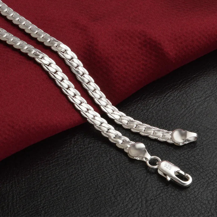 Kalsten | Silver Lucky Necklace – 925 Sterling Silver Necklace for Timeless Elegance