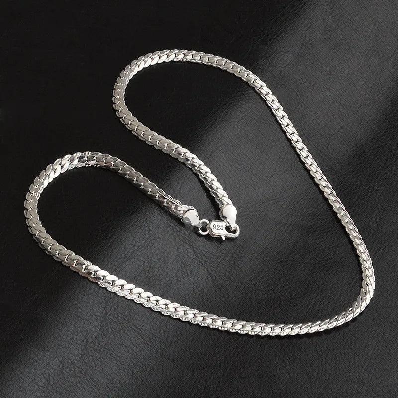Kalsten | Silver Lucky Necklace – 925 Sterling Silver Necklace for Timeless Elegance