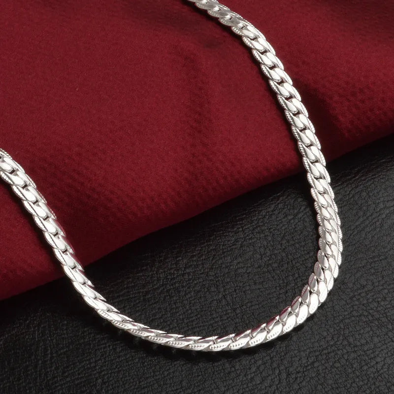 Kalsten | Silver Lucky Necklace – 925 Sterling Silver Necklace for Timeless Elegance
