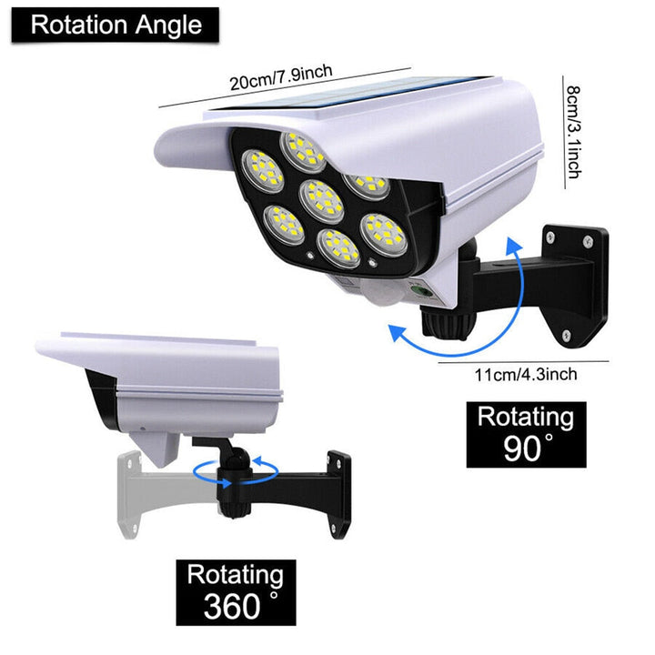 Solar Motion Sensor Dummy Security Camera Light | Kalsten
