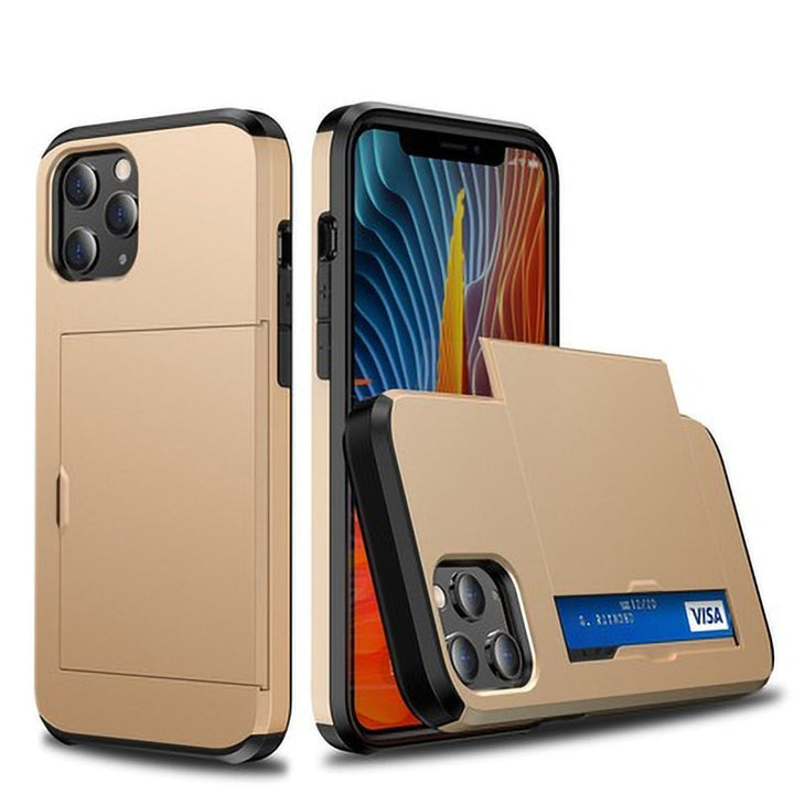 Kalsten | Business Armor Slide Wallet iPhone Case