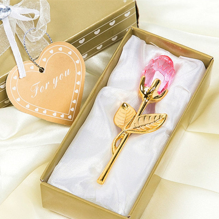 Kalsten | Luxury Crystal Rose in Gift Box – Valentine's Gift for Her