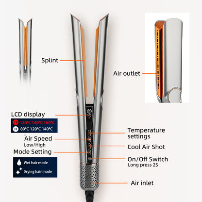 2-in-1 Hair Dryer & Straightener