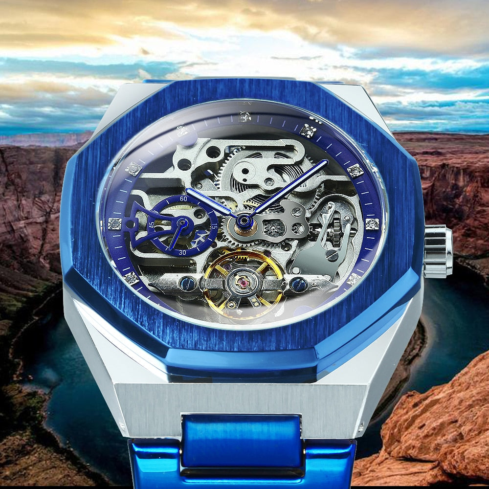 Kalsten | Royale Skeleton Mechanical Men Watch