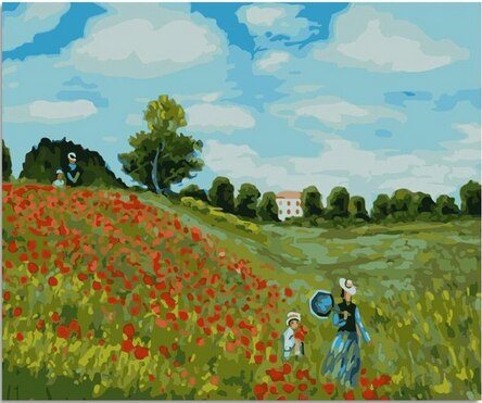 Flower portrait (Paint by number) Kalsten