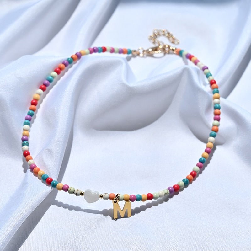 Kalsten | Pearl Necklace with Letter Pendant