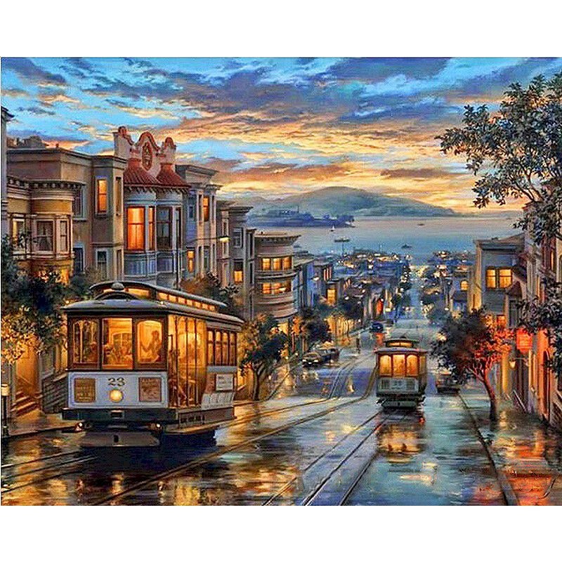 City portrait (Paint by number) Kalsten