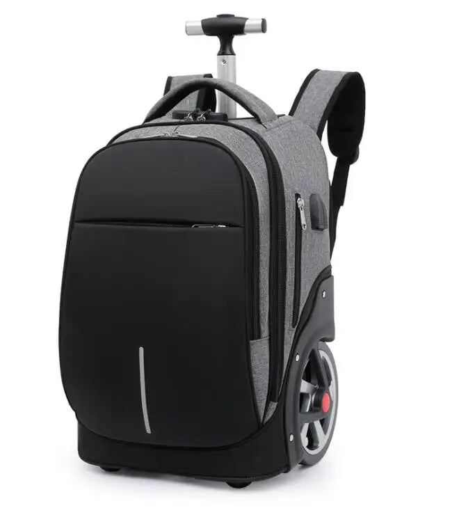 Wheeled Multi-Purpose Mobile Rolling Travel Backpack | Kalsten