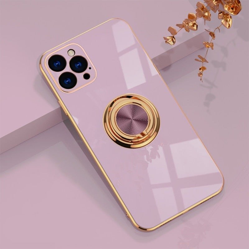 Kalsten | iPhone Case with Metal Stand Ring
