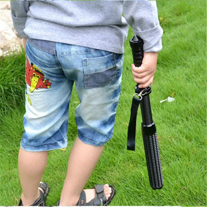 Tactical Rechargeable Flashlight Telescopic Self Defense Stick | Kalsten