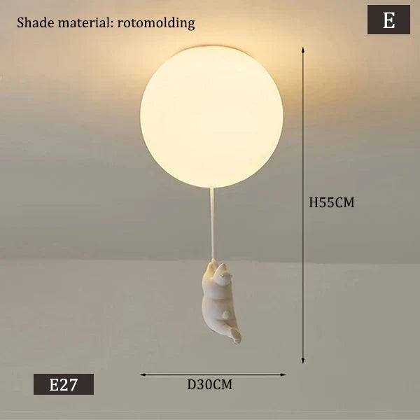 Hanging Bears Balloons Lamp | Kalsten